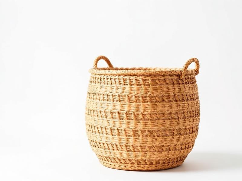 Woven Rattan Storage Basket